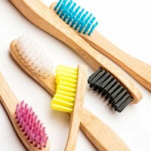 Natural Bamboo Toothbrush - Set of 2